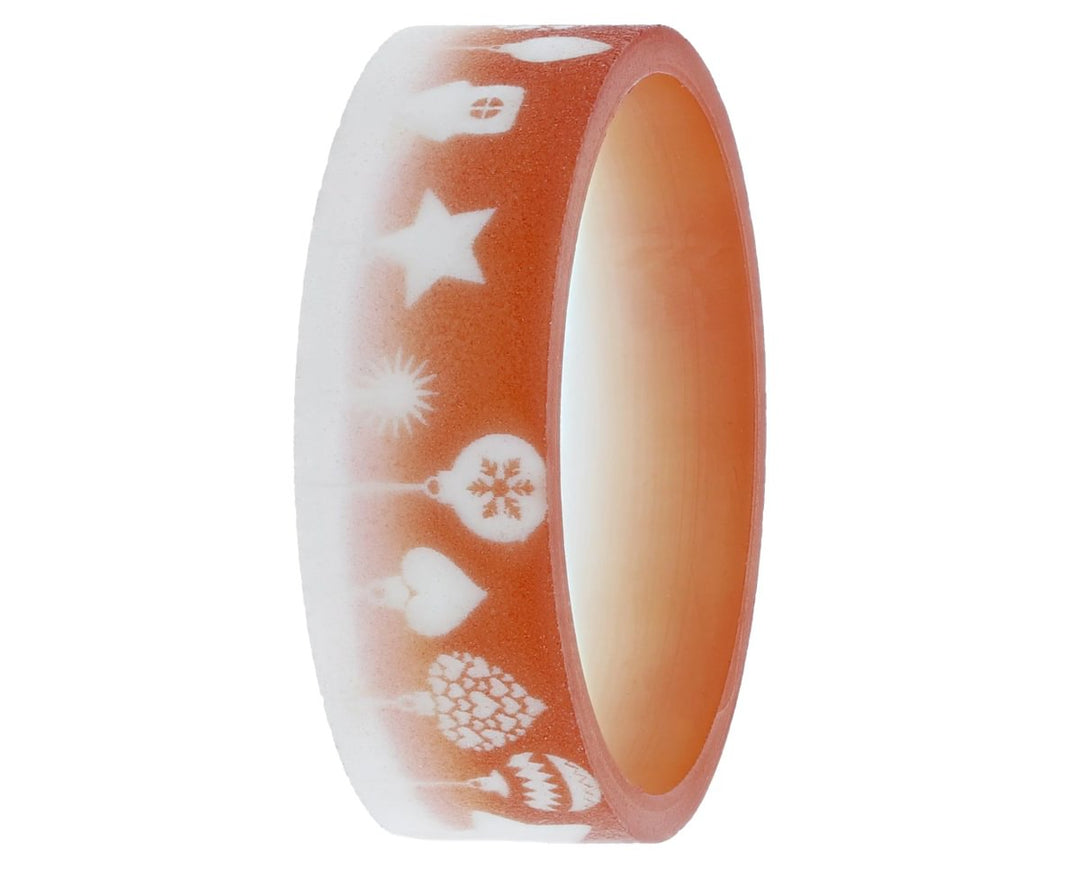 Bague_mood_interchangeable_addon_calendrier_avent_polymère_rouge_blanc