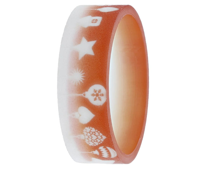 Bague_mood_interchangeable_addon_calendrier_avent_polymère_rouge_blanc