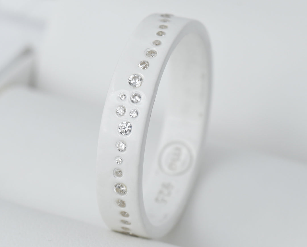 Bague_mood_interchangeable_addon_deux-tiers_sentier_étoiles_argent_zircons_blanc