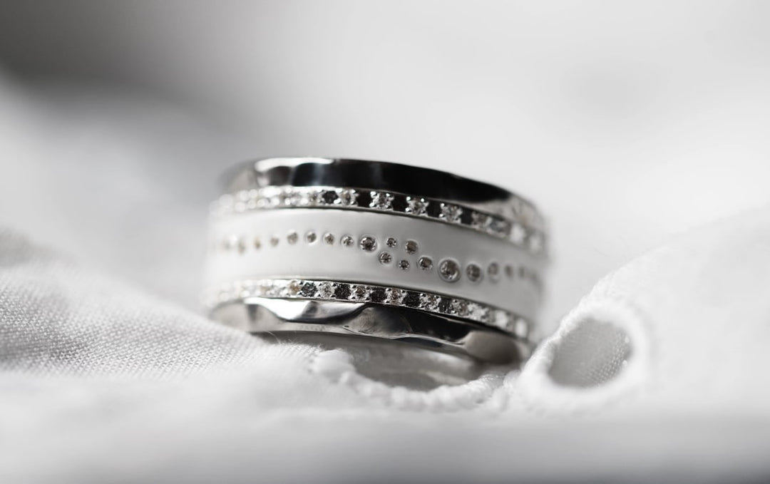 Bague_mood_interchangeable_addon_deux-tiers_sentier_étoiles_argent_zircons_blanc