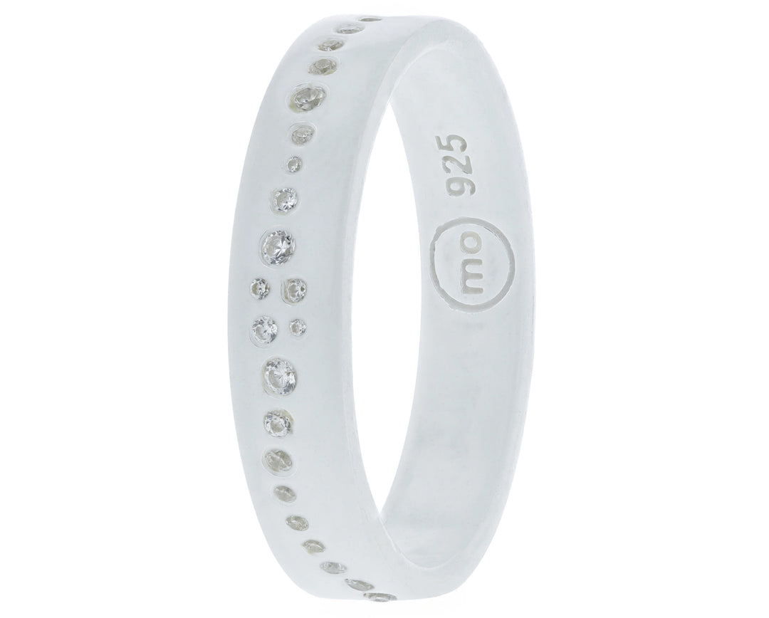 Bague_mood_interchangeable_addon_deux-tiers_sentier_étoiles_argent_zircons_blanc