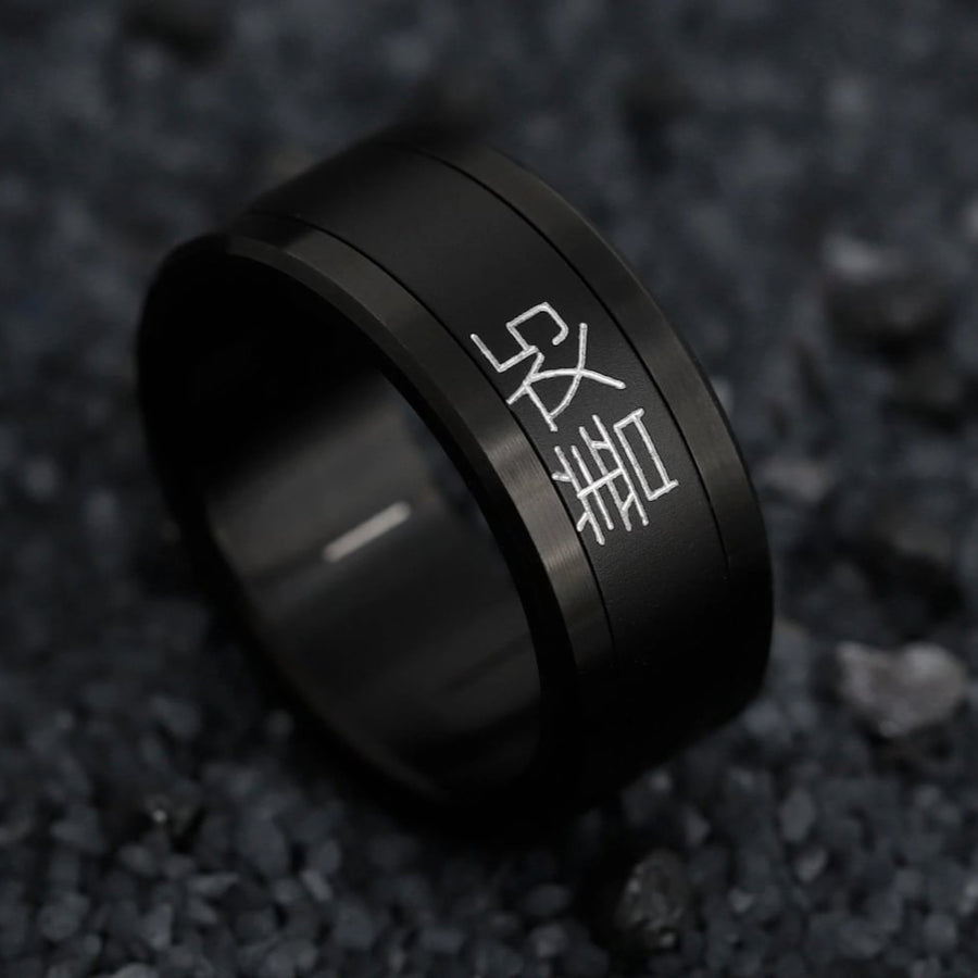 Bague_mood_interchangeable_addon_deux tiers_wanomich_aluminium_noir
