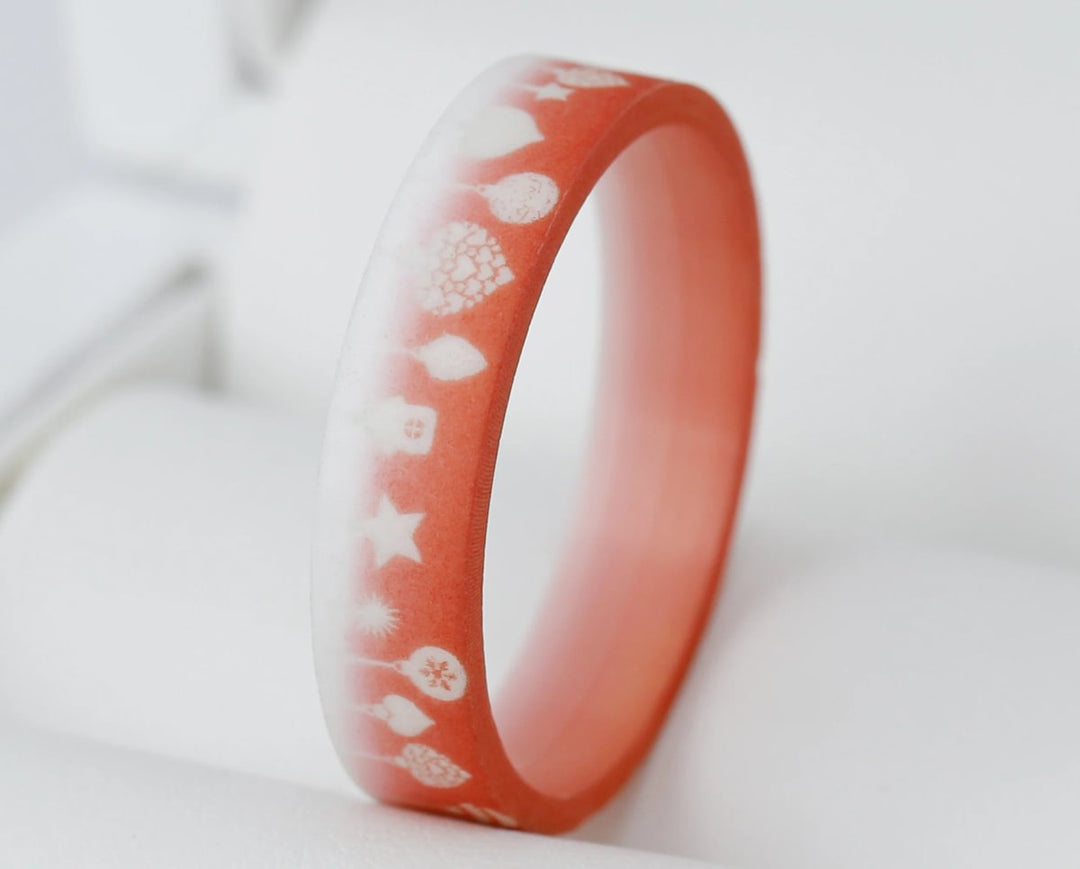 Bague_mood_interchangeable_addon_deuxtiers_calendrier_avent_polymère_rouge_blanc