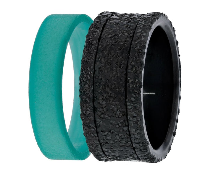 Bague_mood_interchangeable_addon_deuxtiers_ecumenoir_turquoise_noir