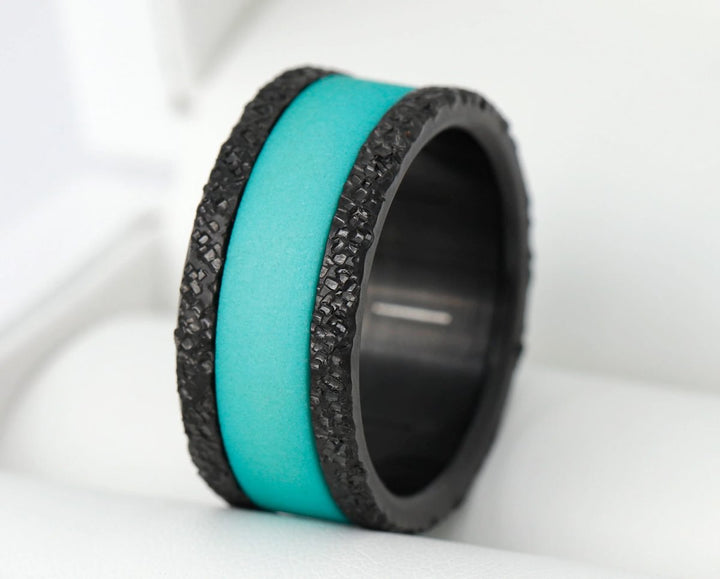Bague_mood_interchangeable_addon_deuxtiers_ecumenoir_turquoise_noir
