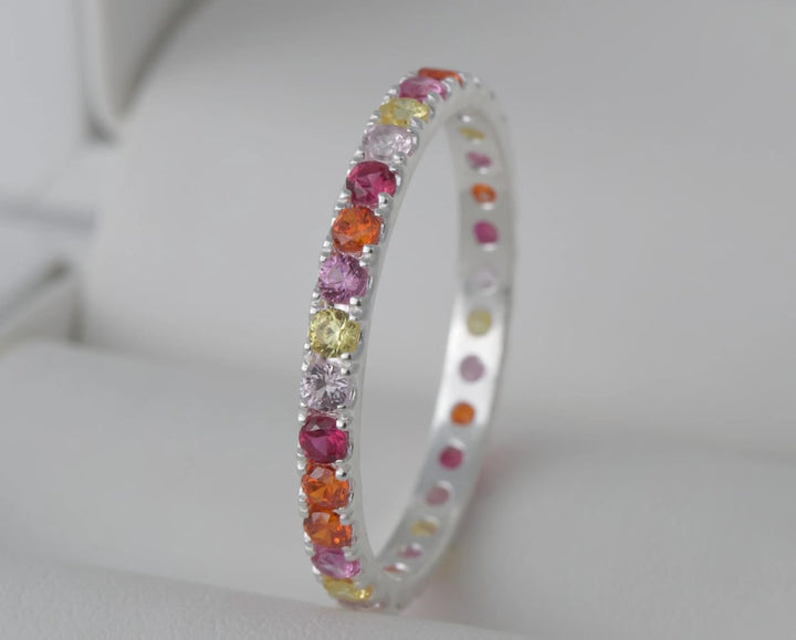 Bague_mood_interchangeable_addon_medium_auréclat_argent_zircons_multicolor