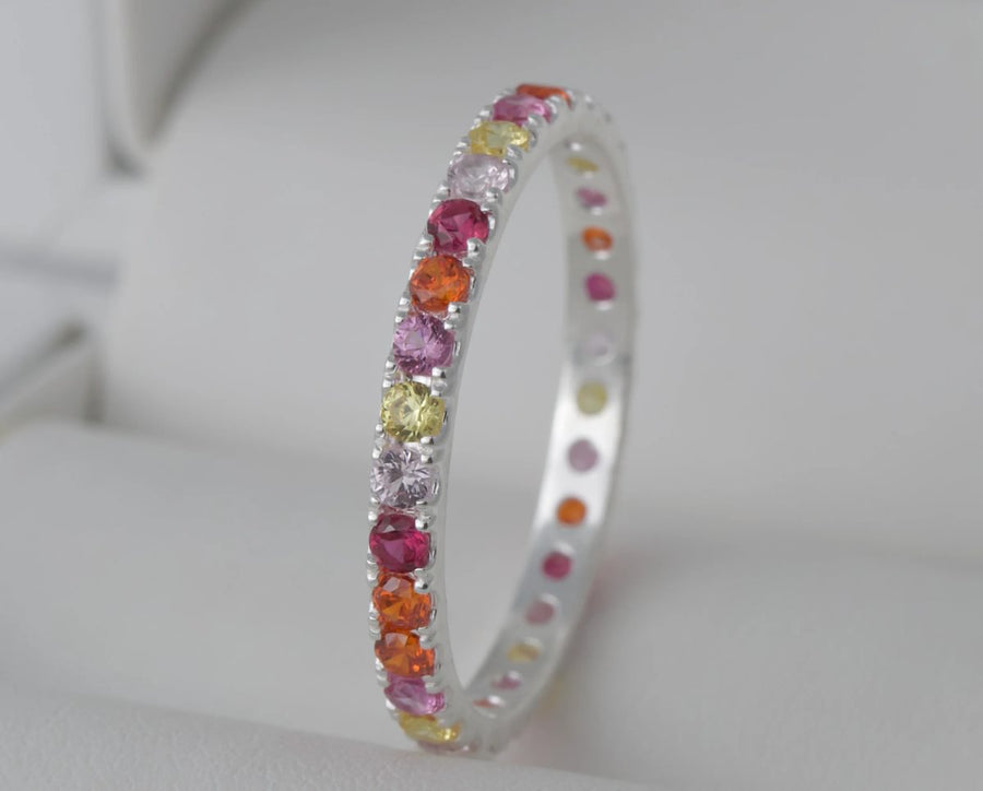 Bague_mood_interchangeable_addon_medium_auréclat_argent_zircons_multicolor