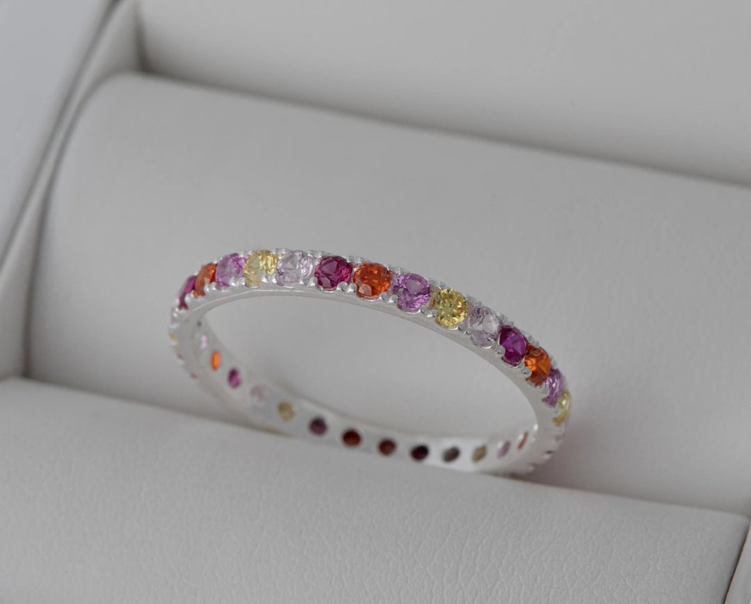 Bague_mood_interchangeable_addon_medium_auréclat_argent_zircons_multicolor