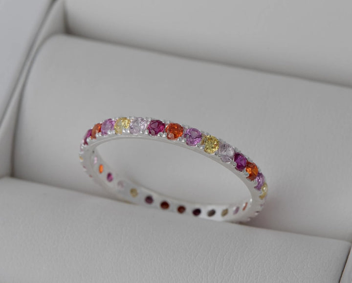 Bague_mood_interchangeable_addon_medium_auréclat_argent_zircons_multicolor