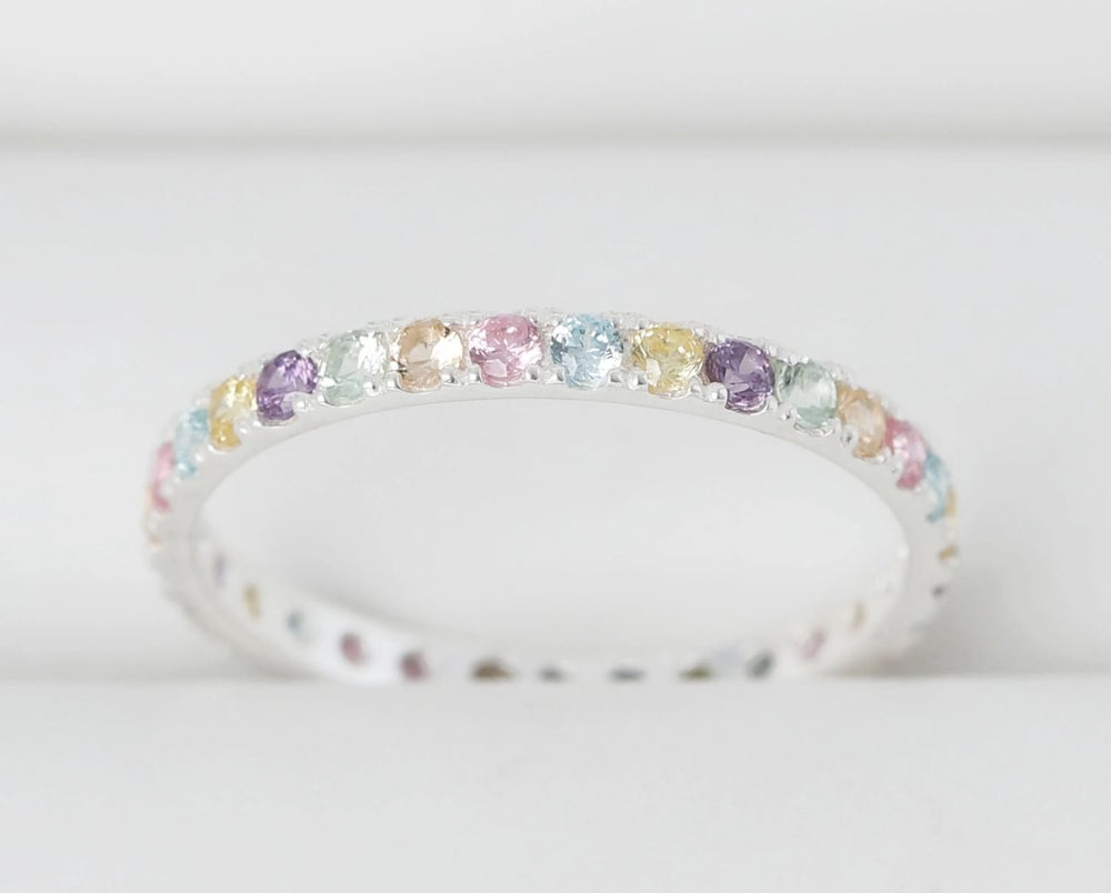 Bague_mood_interchangeable_addon_medium_floralis_argent_zircons_multicolor