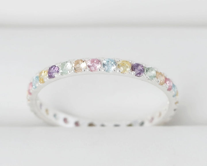 Bague_mood_interchangeable_addon_medium_floralis_argent_zircons_multicolor