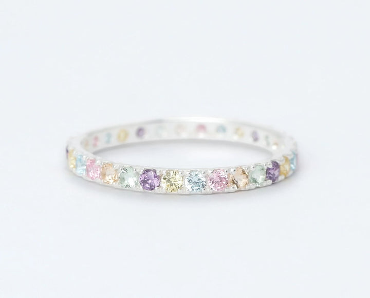 Bague_mood_interchangeable_addon_medium_floralis_argent_zircons_multicolor
