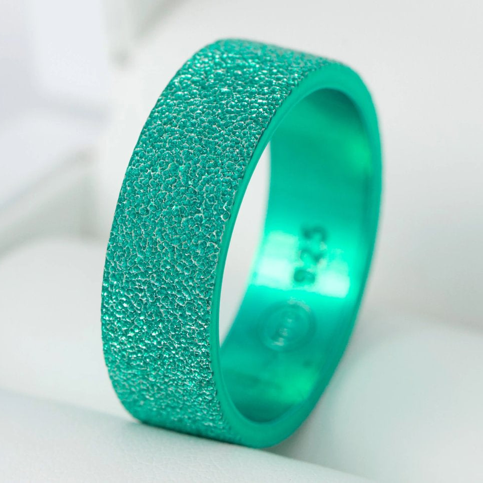 Bague_mood_interchangeable_addon_siwa_argent_glitter_vert