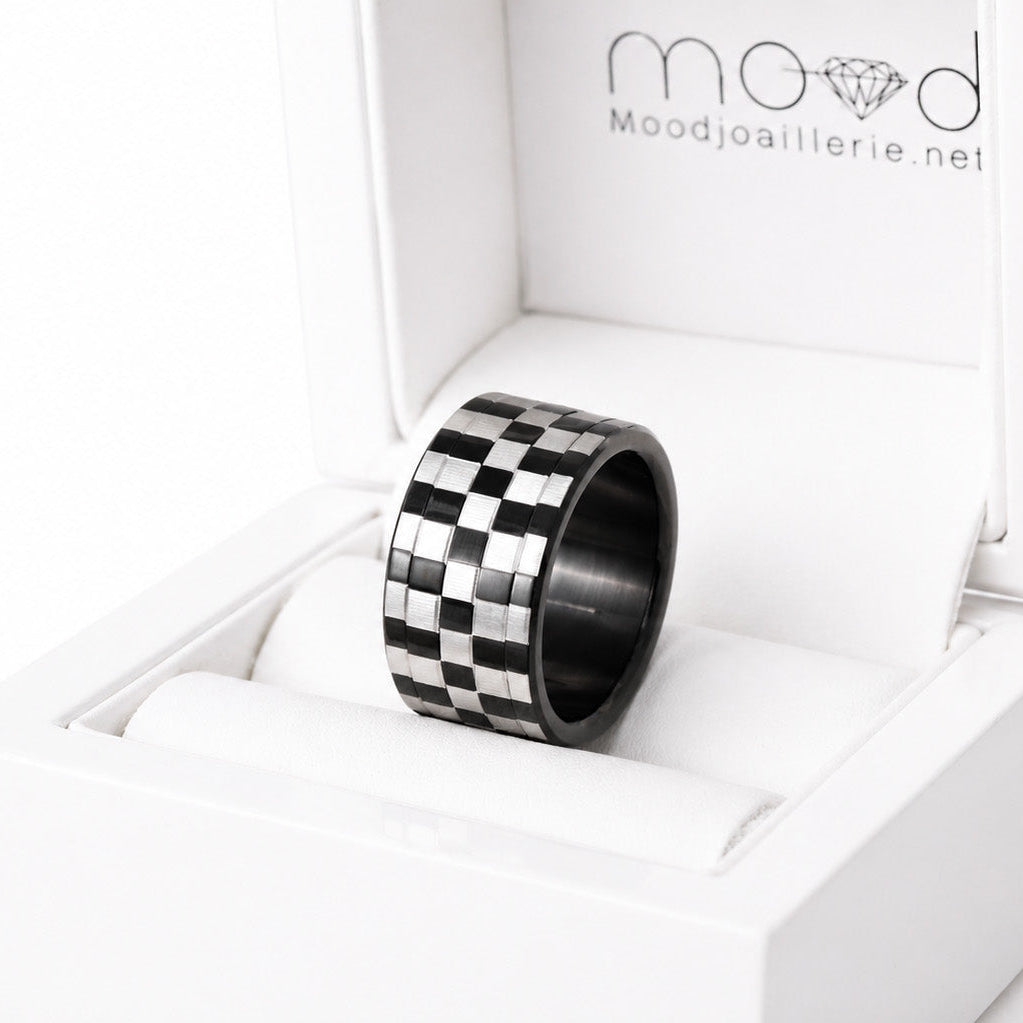 Bague_mood_interchangeable_base_acier_noir_blanc