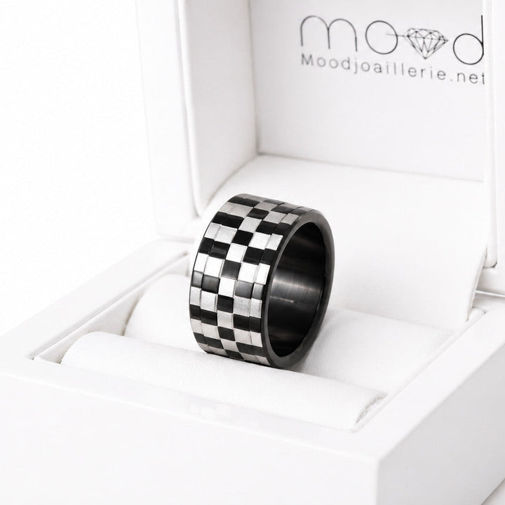Bague_mood_interchangeable_base_acier_noir_blanc