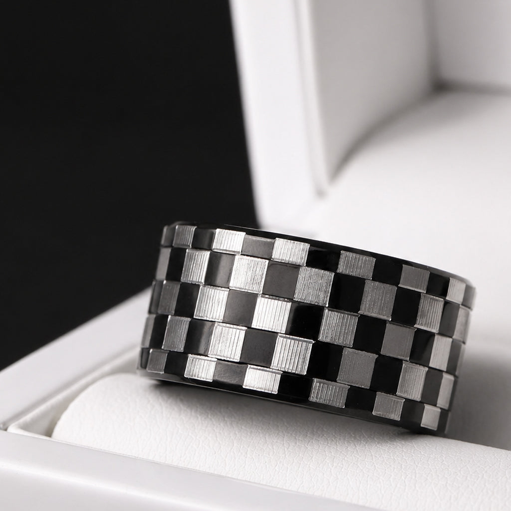Bague_mood_interchangeable_base_acier_noir_blanc
