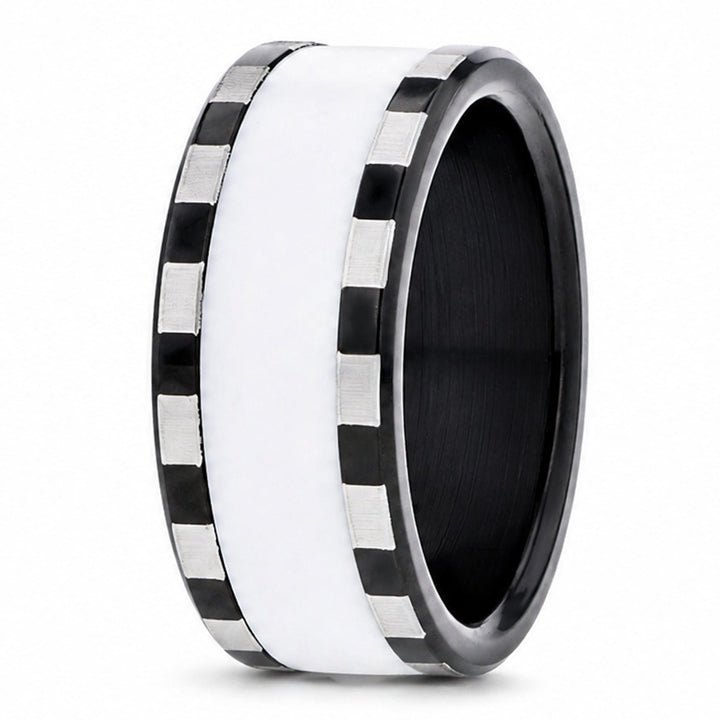 Bague_mood_interchangeable_base_acier_noir_blanc