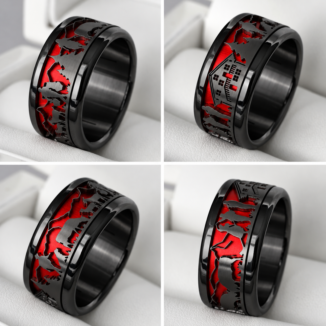🖤 Addon 3D Poya découpé — black "Le Poya Gothique"