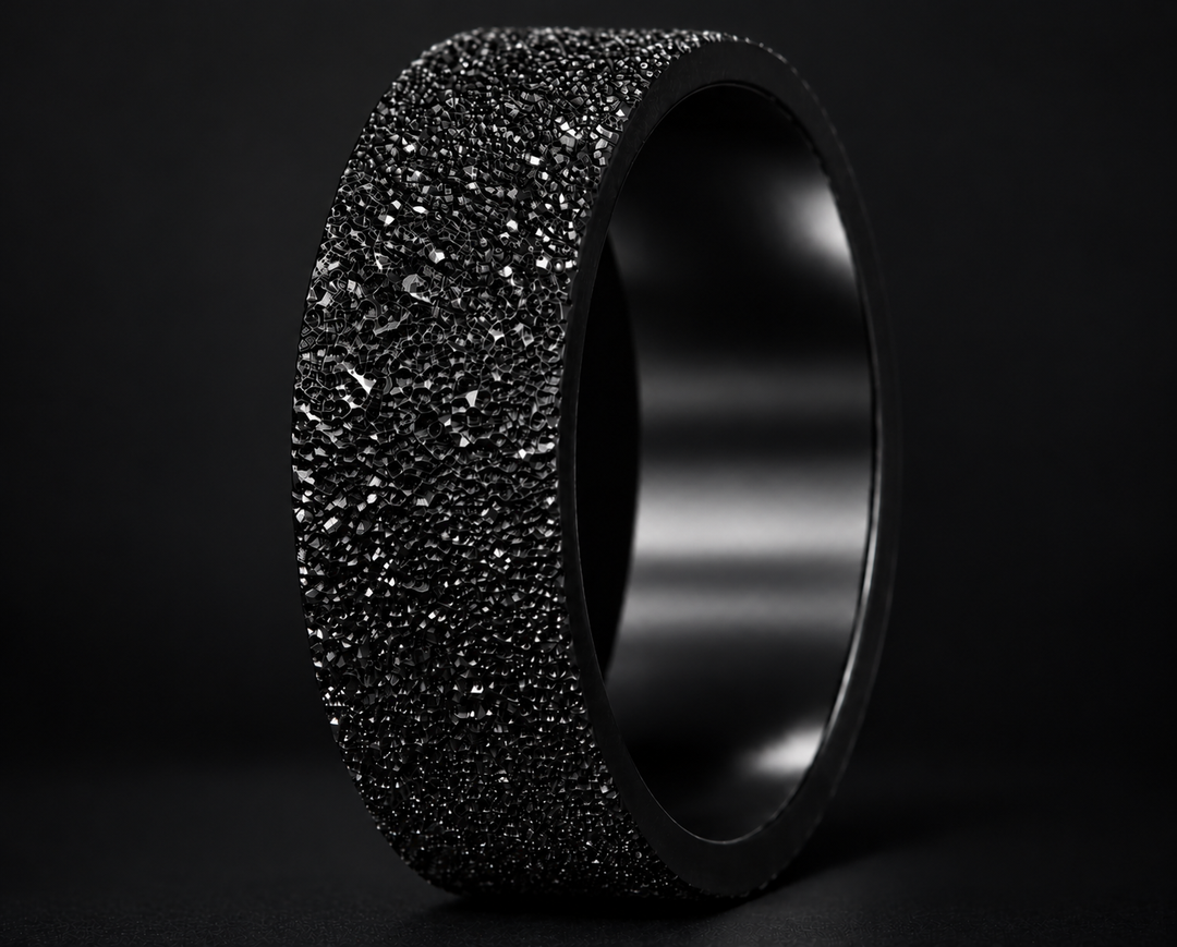 Anneau (addon) en argent 925 « Neige éternelle » pour bague mood interchangeable