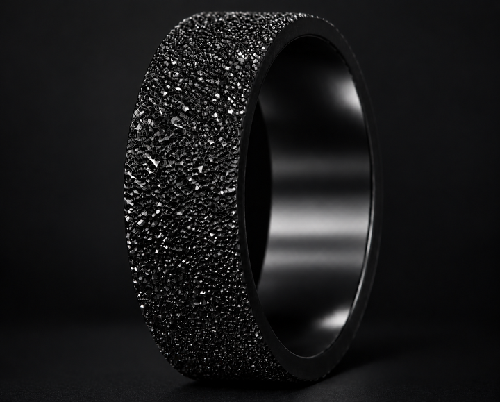 Anneau (addon) en argent 925 « Neige éternelle » pour bague mood interchangeable