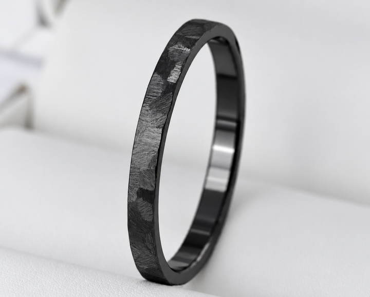 Medium addon in steel Glitter for interchangeable mood ring