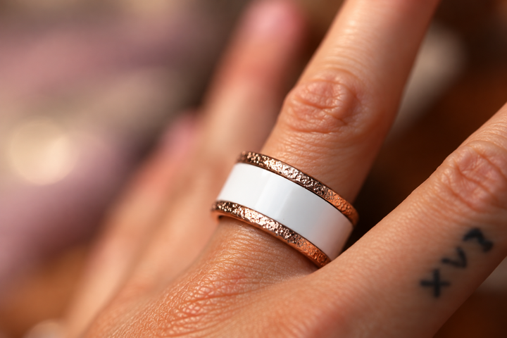 🩶 Base small « Rock » en acier 316L (11mm) pour bague mood interchangeable — édition collector