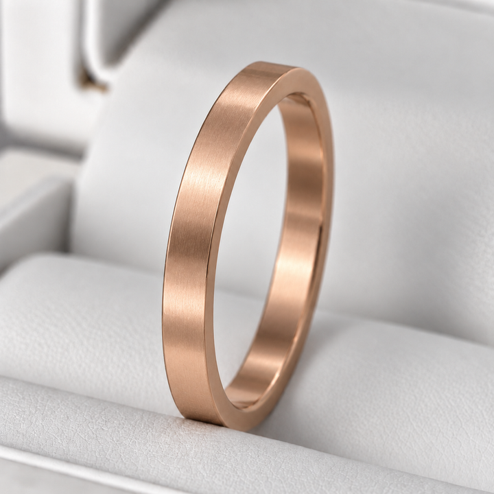 🩶 Anneau (medium) en acier pour bague mood interchangeable
