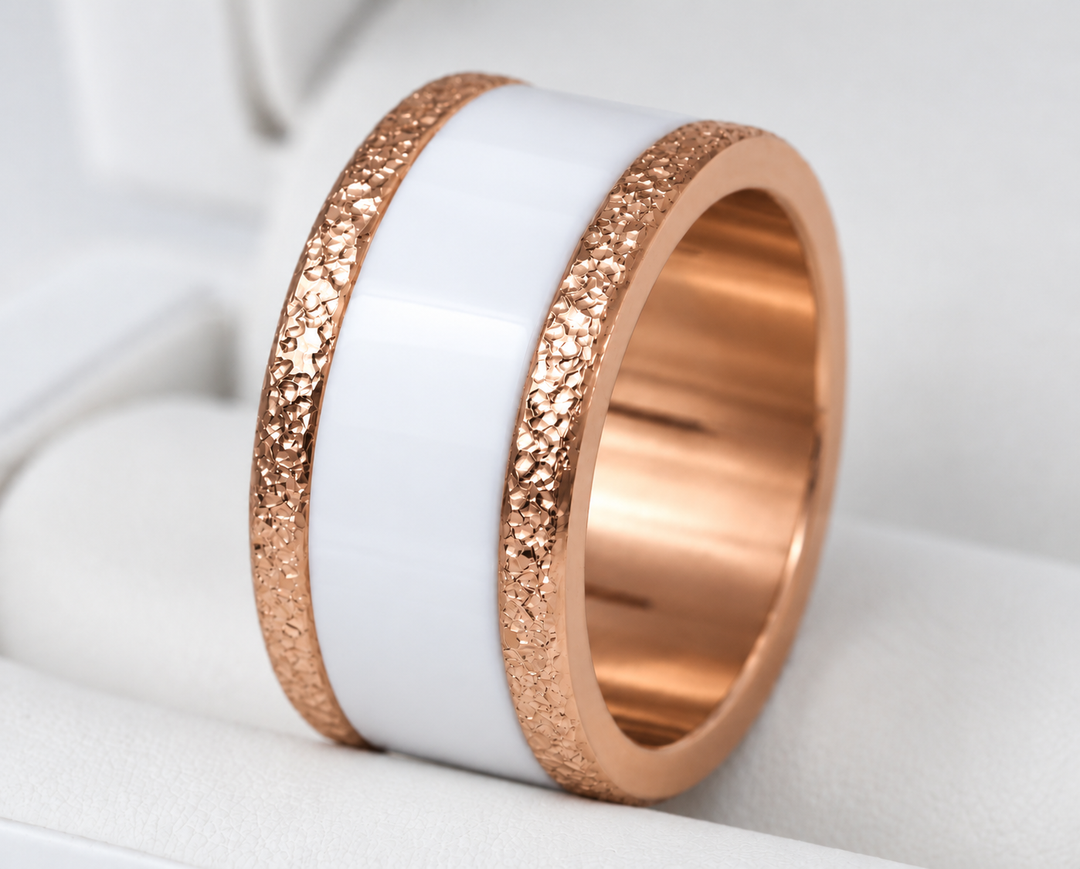 🩶 Base small « Rock » en acier 316L (11mm) pour bague mood interchangeable — édition collector