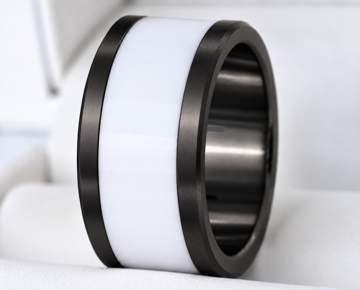 🩶 Base small en acier 316L carrée et mate (11mm) pour bague mood interchangeable
