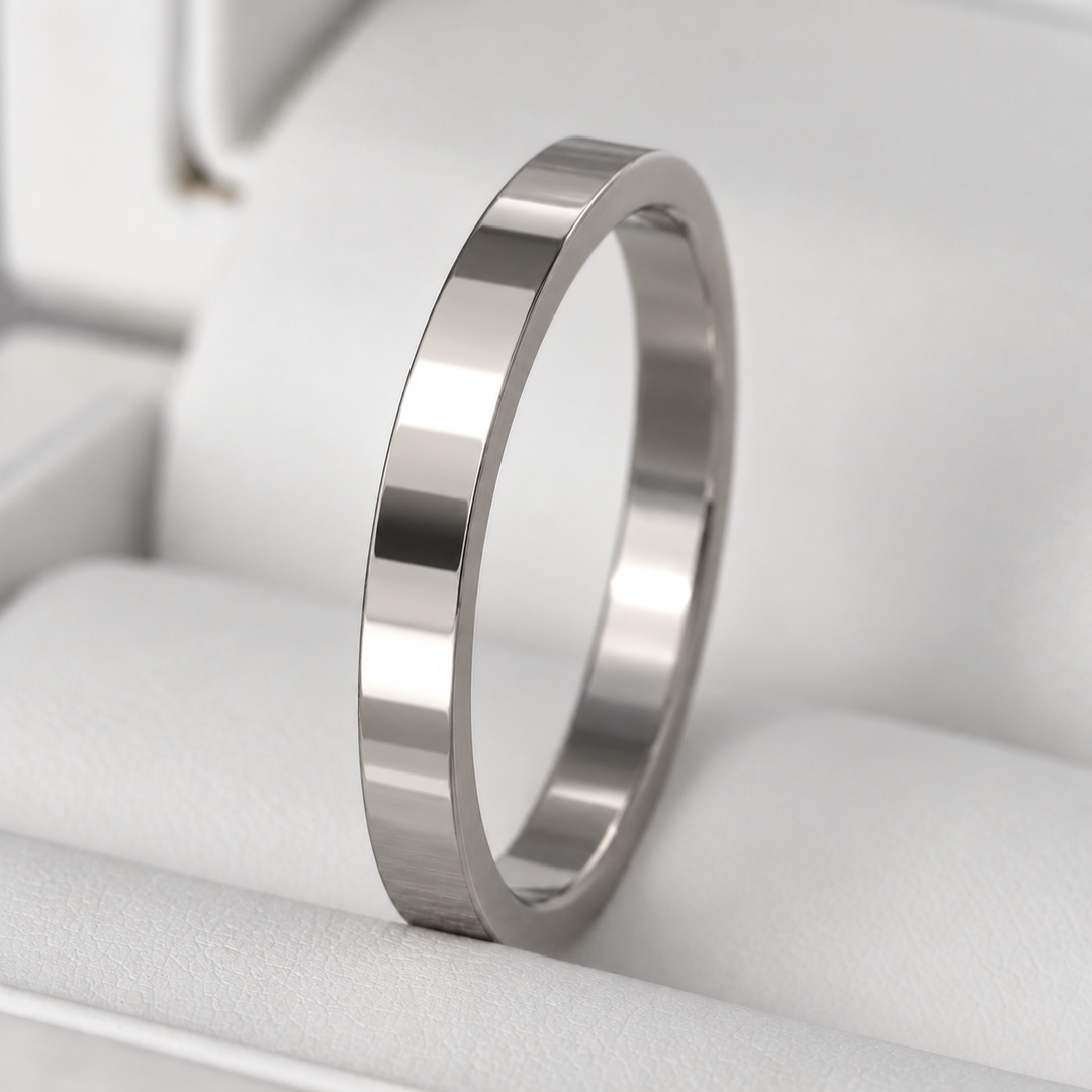 🩶 Anneau (medium) en acier pour bague mood interchangeable