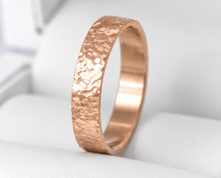 🩶 Anneau (deux tiers) en acier Rock pour bague mood interchangeable