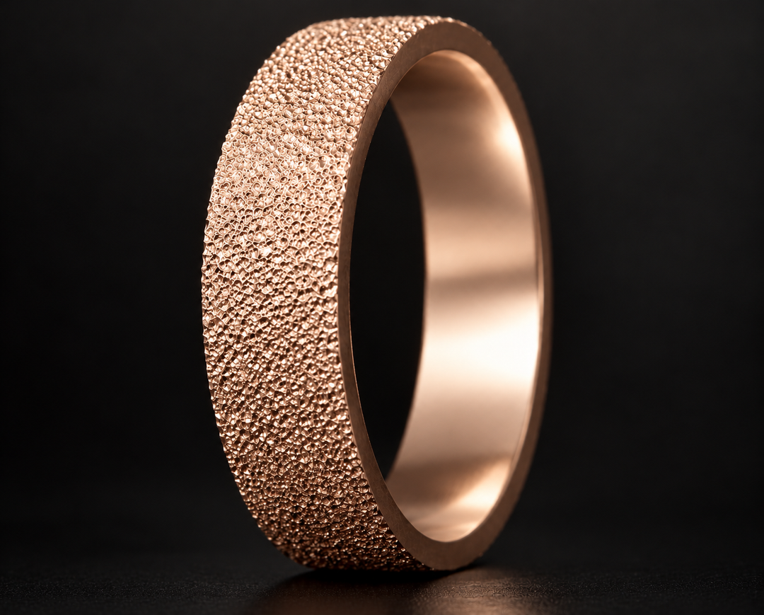 Innenring (2/3 Addon) aus 925 Silber "Ewiger Schnee" für auswechselbaren mood Ring – 20 Jahre Special