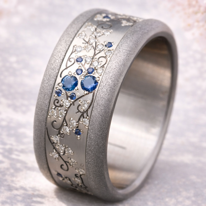 Extra small rounded sandblasted base in stainless steel (9mm)