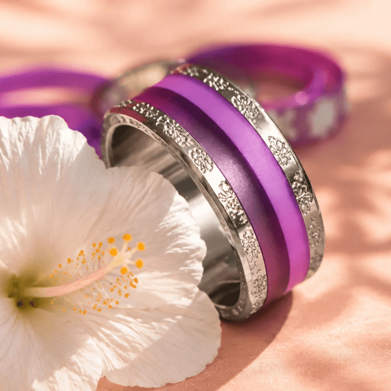 Set "Maui" Hibiskus graviert | Aloha