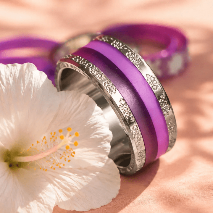 Set "Maui" Hibiskus graviert | Aloha