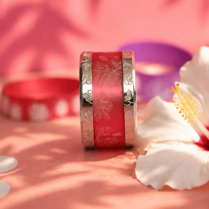 Set "Monoï" Hibiskus graviert | Aloha