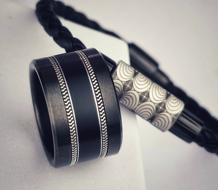 Pack Mini en argent "Eau & Feu" pour bague mood interchangeable 🔥💧