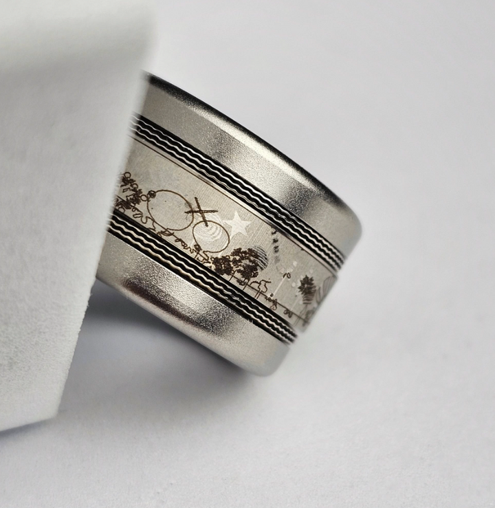 Pack Mini en argent "Eau & Feu" pour bague mood interchangeable 🔥💧