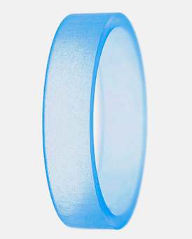 Addon translucide sablé "CYAN"