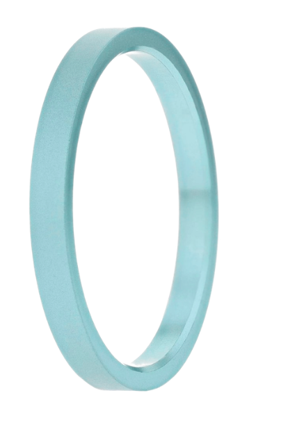 Medium en aluminium bleu pastel