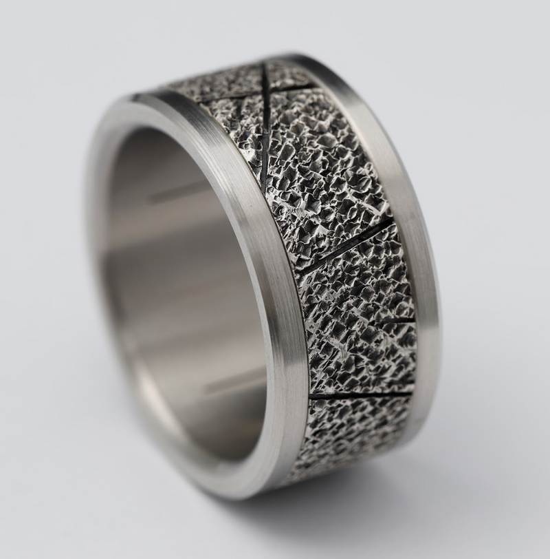Addon en argent "ROCK" - Taille 62 - Seconde main