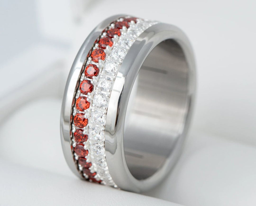 Interchangeable mood ring set "Alpine Red" special edition july 2025
