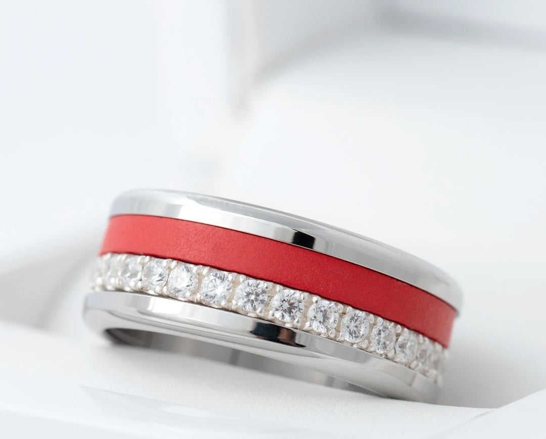 Interchangeable mood ring set "Helvetic Heart" special edition july 2025