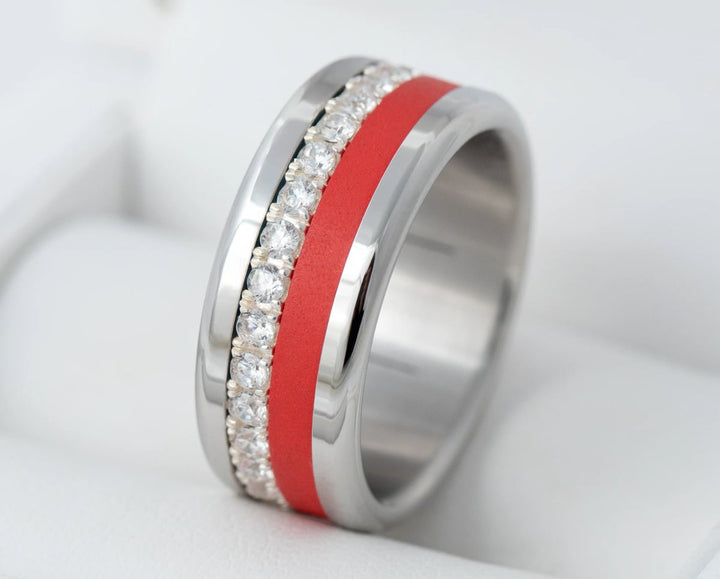 Interchangeable mood ring set "Helvetic Heart" special edition july 2025