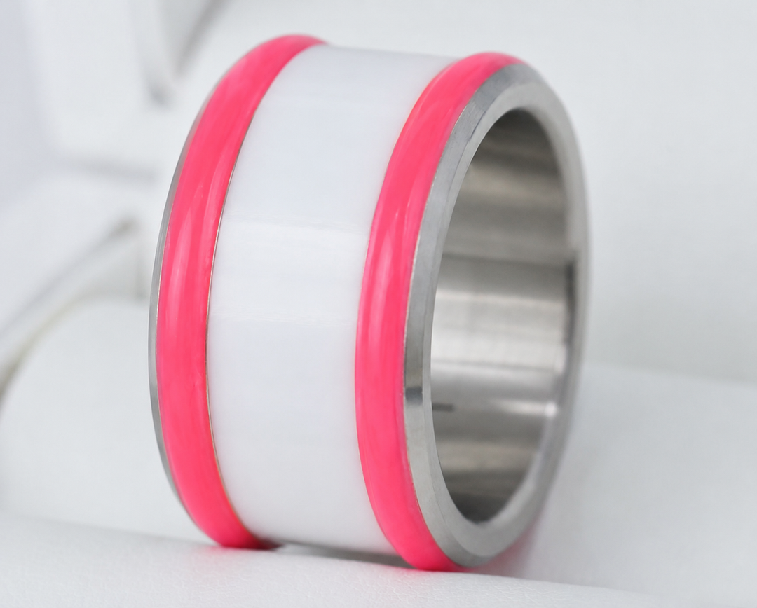 Base large "Pop Candy" en acier carrée pour bague mood interchangeable