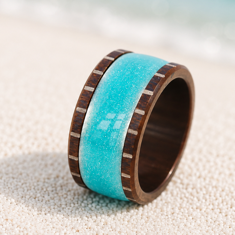 Base "Esperanza" en titane pour bague mood interchangeable | Por Venezuela