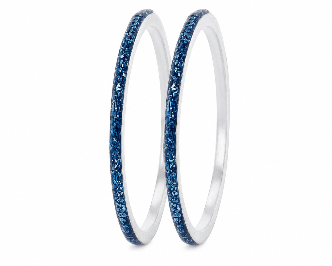 🌌 Pack de 2 minis « Éternité Astrale Bleu Stellaire » en émail