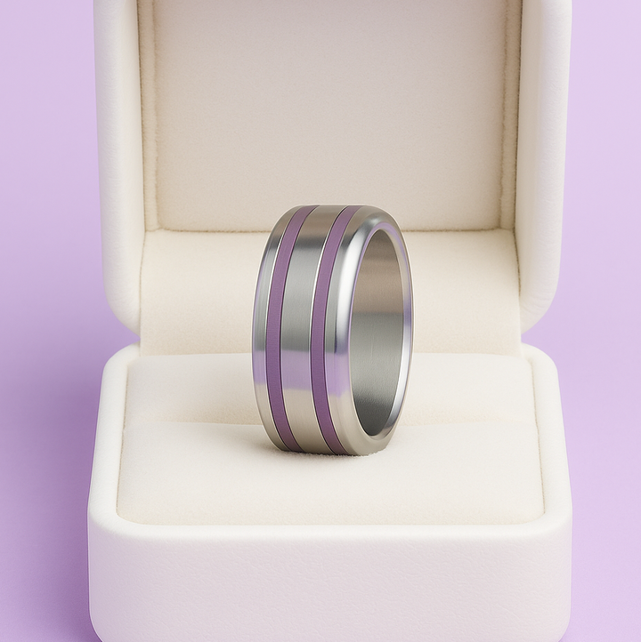 💟 Pack de 2 minis en aluminium belipastel,  pour bague mood interchangeable