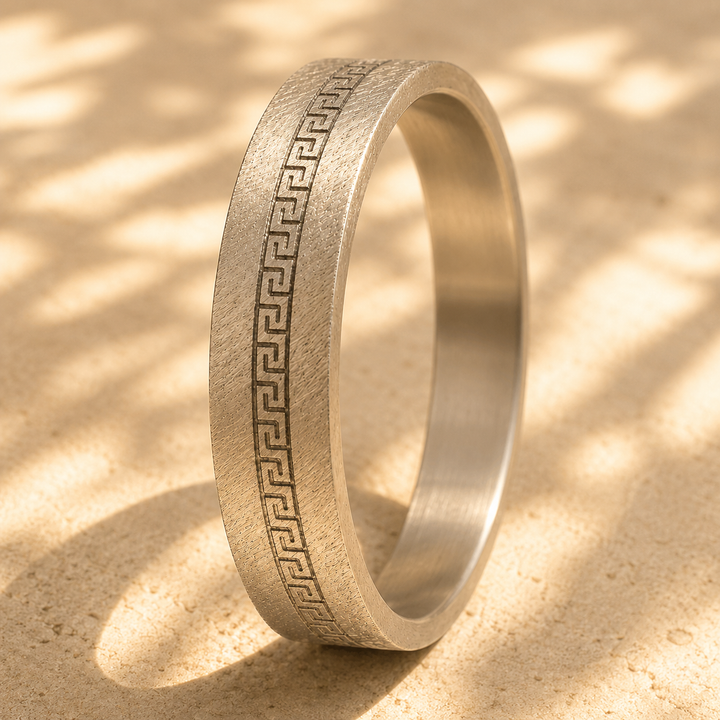 Anneau (deux tiers) "Flash Italie n°164 - 2026" en titane clawgrunge pour bague mood interchangeable