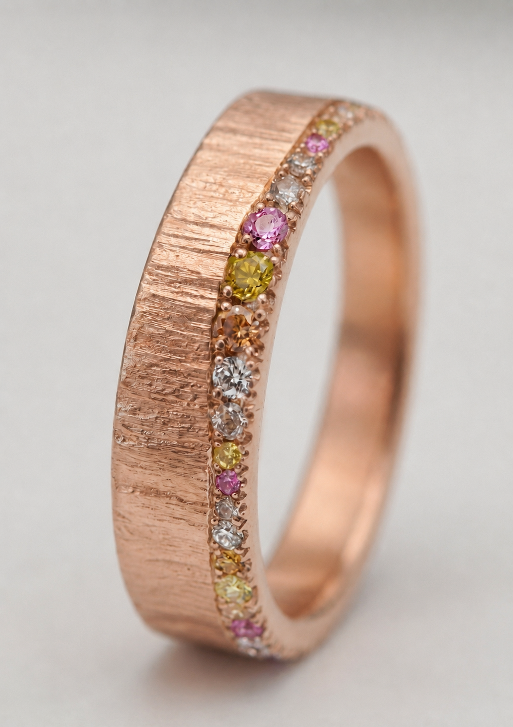 « Souffle d’Or » — Hélios, or rose texturé